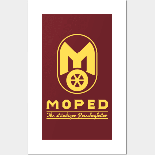 Moped Mitropa Logo Parodie - your constant travel companion Posters and Art